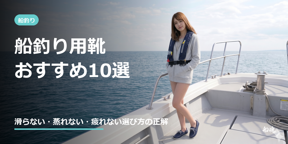 船釣り用の靴おすすめ10選|夏・冬の使い分けと滑らないデッキソールの選び方